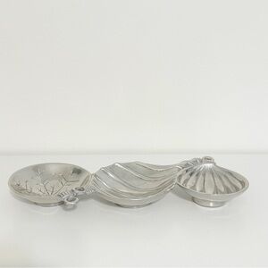 Mariposa Vintage Collectable Elegant Silver Triple Ornament Bowl